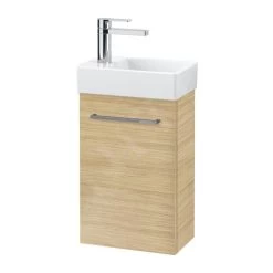 Villeroy & Boch Avento - Wastafelkast, 340x514x202 Mm, 1 Deur, Nordic Oak A87600VJ