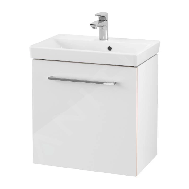 Villeroy & Boch Avento - Wastafelkast, 530x514x352 Mm, 1 Deur, Crystal White A88801B4 3 Villeroy & Boch Avento - Wastafelkast, 530x514x352 Mm, 1 Deur, Crystal White A88801B4