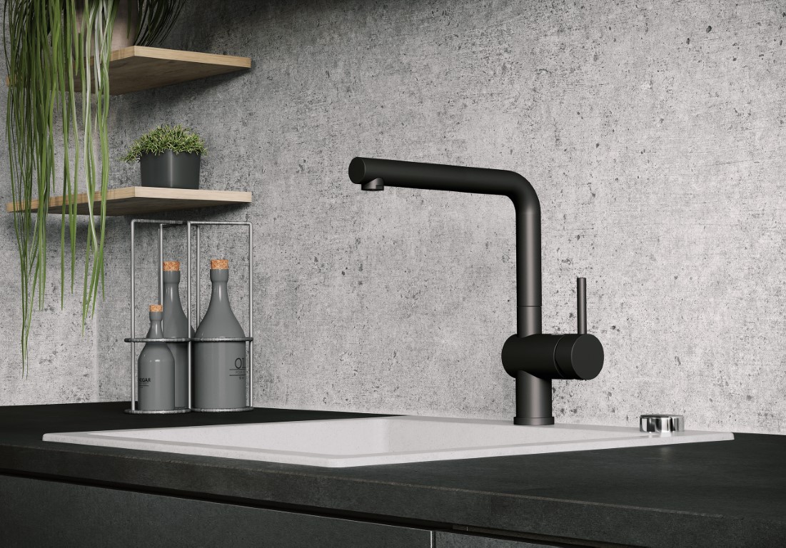 Modern Badkamer Verkoop -Modern Badkamer Verkoop 1 BLANCO LINUS Zwart mat lres